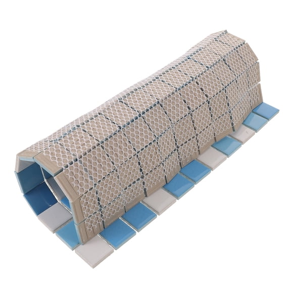 PAMINGONO Sky Blue Ceramic Tile for Bathroom and Kitchen Backsplash Mosaic Decoration