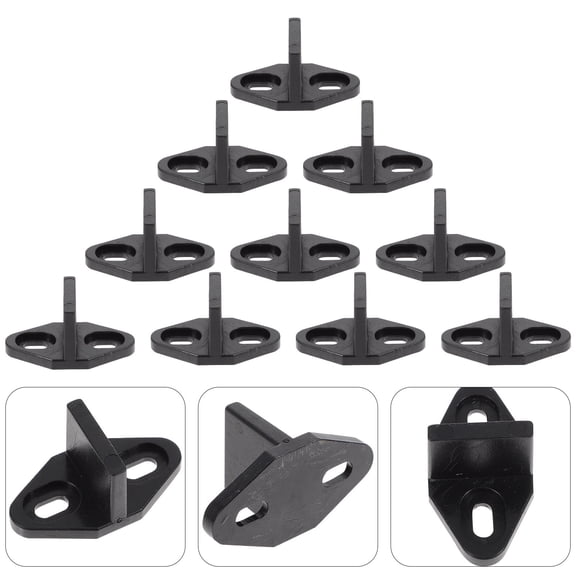 PAMINGONO Sliding Door Floor Guide Barn Door Roller Guide Floor Mount Pom Material