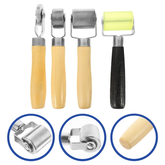 PAMINGONO Tire Tool Sound Deadening Rollers Iron 4Pcs
