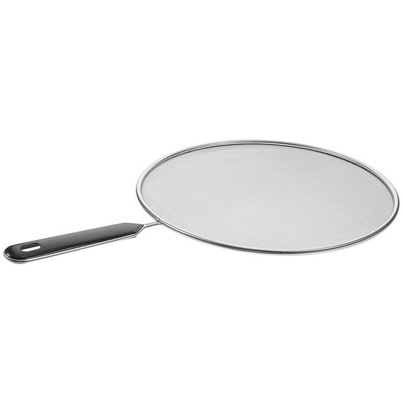 PAMINGONO Reusable Oil Splatter Guard Pan Cover with Heat Insulation and Anti Scalding Mesh Screen for Cooking