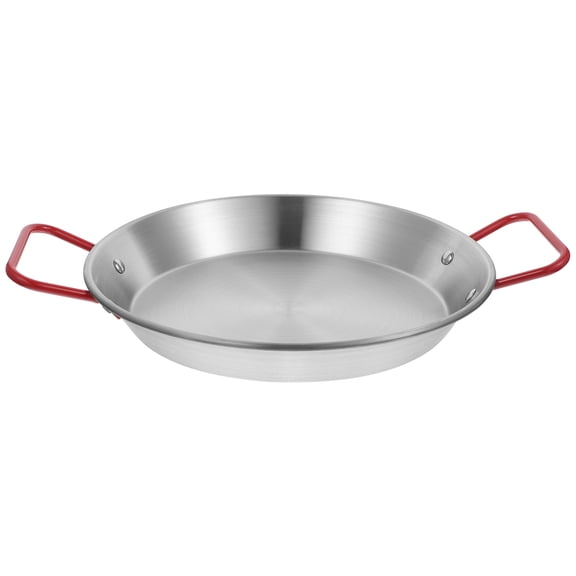 PAMINGONO Premium Stainless Steel Frying Pan with Flat Bottom for Omelets Sandwiches and Pancakes
