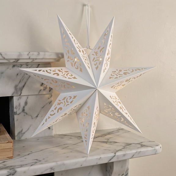 PAMINGONO Creative Star Shaped Paper Light Shade for Festive Atmosphere