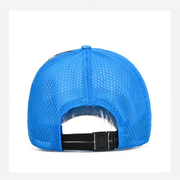 PAMINGONO Men's Hats Breathable Baseball Blue 1Pcs