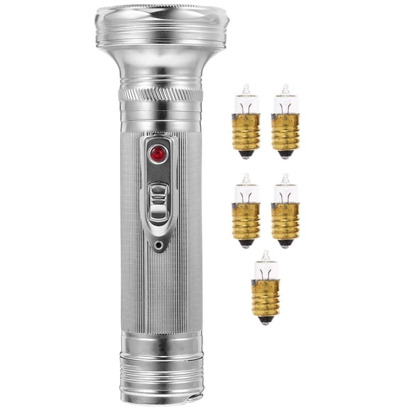 PAMINGONO Retro Aluminum Flashlight for Outdoor Camping Hiking and Indoor Decoration