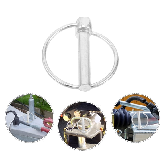 PAMINGONO Trailer Hitch Pin Set With Silver Galvanized Iron For Secure Attachment And Trailer Accessories