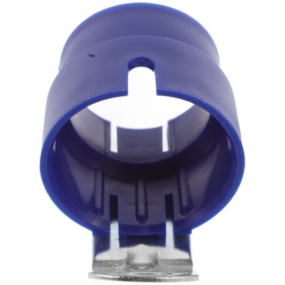 PAMINGONO Rv Electrical Plug Mount Trailer Connector Holder Blue Plastic Iron