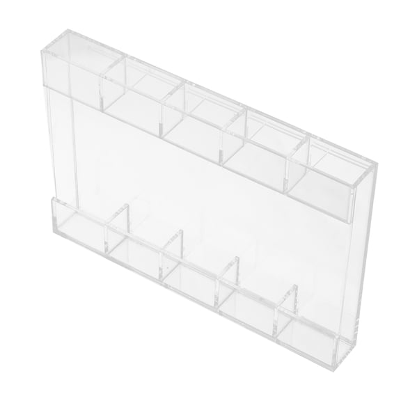 PAMINGONO Wall Mounted Transparent Straw Container Acrylic Storage Box for Home Bar Counter Organization