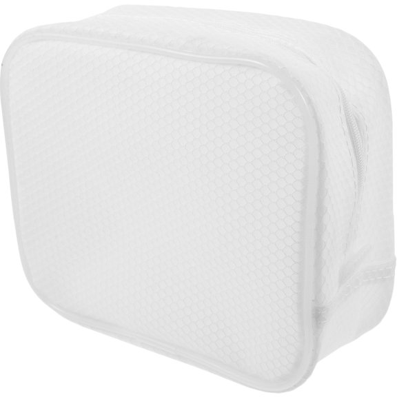 PAMINGONO Waterproof White Eva Makeup Case Cosmetic Pouch for Business and Travel Use