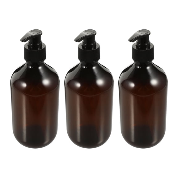 PAMINGONO Dosage Control Cream Pump Bottles Coffee 3Pcs 7.3X2.9X2.9In