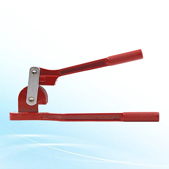PAMINGONO Red Manual Elbow Bender Tool with Angle Scale for Precise Copper Pipe Tube Bending and Plumbing Work