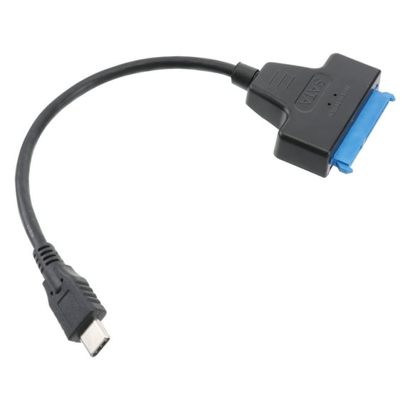 PAMINGONO USB Type Drive Adapter Cable Black, Supports Multiple Hard Drives, Ideal for Tech Users, 1 Pack