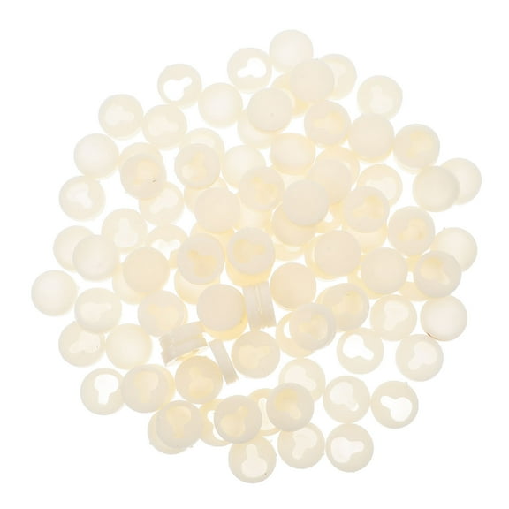 PAMINGONO Universal Frame Hanger 100Pcs White Plastic Wall Mounting Hook For Picture Frames And Decorations