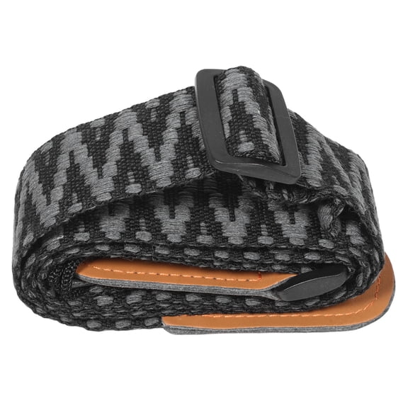 PAMINGONO Gray Vintage Ukulele Strap, Nylon Adjustable Shoulder Strap for Soprano Concert Tenor Baritone Ukuleles