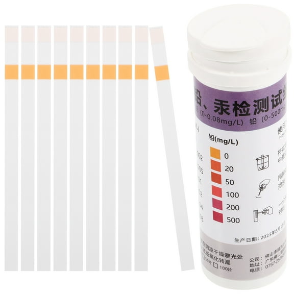 PAMINGONO Home Drinking Water Test Kit Heavy Metal Test Paper Assorted Color 10pcs
