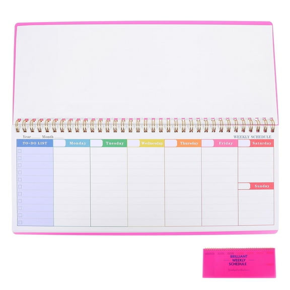 PAMINGONO Weekly Tear-Off Calendar Pad for Home & Office, 1 Set Planner Organizer with Easy-Use Design