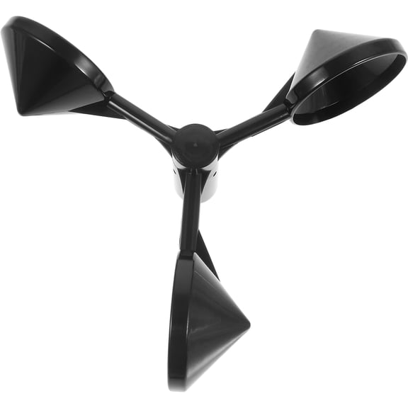 PAMINGONO Sturdy Black Wind Measurement Tool Anemometer Cup with Strong Stability and Easy Installation