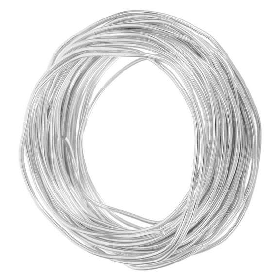 PAMINGONO Thin Wire For Crafts Aluminum Wire Silver 1 Roll