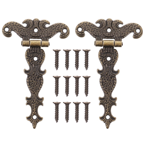 PAMINGONO Zinc Alloy Cabinet Hinges in Assorted Colors, and Easy to Install for Home Furniture