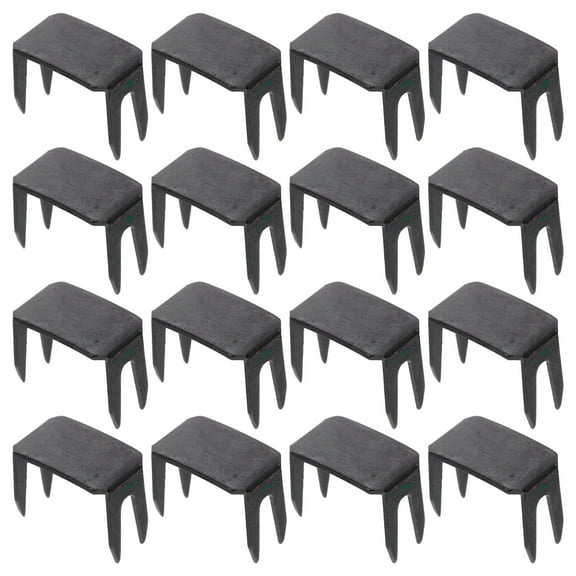 PAMINGONO 20pcs Rust Resistant Zipper Stoppers Black Copper for Jackets Zipper Maintenance