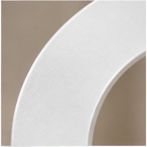 PAMINGONO Durable Iron Lamp Shade Ring White for Home Lighting Fixtures