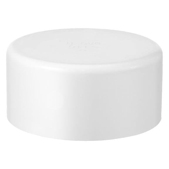 PAMINGONO White PVC Pipe Cap Replacement End Cap Plug with Sturdy Material and Easy Installation