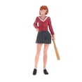 thumbnail image 1 of PAMINGONO Miniature Baseball Girl Figurine for Home Decor Multi Plastic Model Inspires Creativity Compact Size, 1 of 6