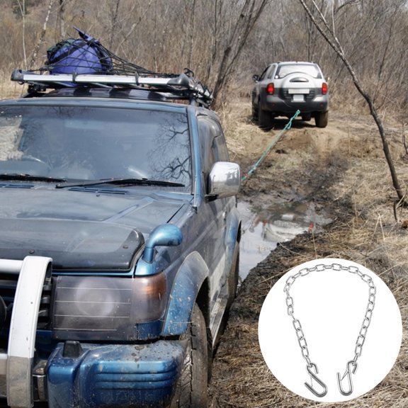 PAMINGONO Heavy Duty Trailer Safety Chain Hook, Compatible with Multiple Trailer Types for Enhanced Towing Safety