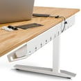 thumbnail image 1 of pamo Cable Management Under Desk for Easy mounting Under-Table I Set of 2 - with 10X Cable Ties I Desk Organizer for Office/Home Office Table Thoughtful Cable Tray Holder, 1 of 7