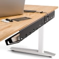 thumbnail image 1 of pamo Cable Management Under Desk for Easy mounting Under-Table I Set of 2 - with 10X Cable Ties I Desk Organizer for Office/Home Office Table Thoughtful Cable Tray Holder, 1 of 7