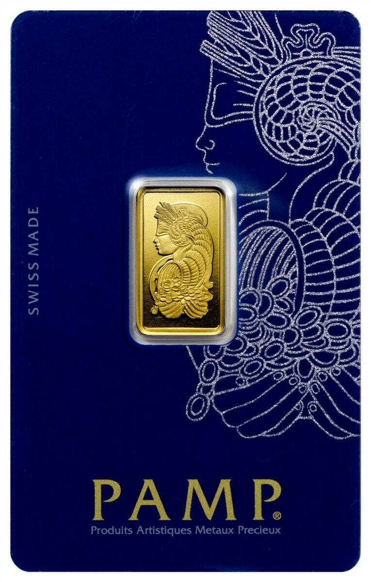 PAMP SUISSE Fortuna 5 gram .9999 Gold Bar - Sealed with Assay Card