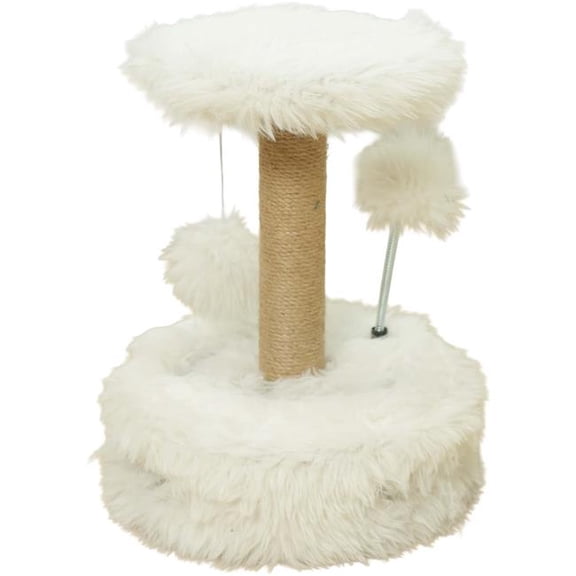 PAMPERED PETS CAT004 Pampered Pets Carousel Climber Cat Tree with Sisal Post, 10'L x 10'W x 14'H