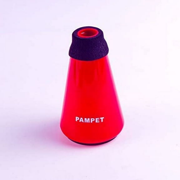 PAMPET Lightweight Practice Trumpet Mute SilencerTrumpet Straight Mute Red