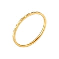 thumbnail image 1 of PAMTIER Men's Stainless Steel Thin 1.2mm Classic Simple Domed Rhombus Multi Faceted Stackable Pinky Ring Eternity Promise Wedding Band Gold Size 10, 1 of 5