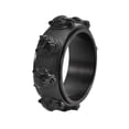 thumbnail image 1 of PAMTIER Men's Stainless Steel Vintage Animal Domineering Tiger Head Rotatable Ring Black Size 10, 1 of 4