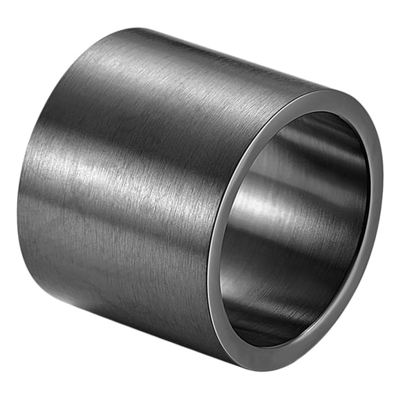 PAMTIER Men's Stainless Steel Wide Statement Rings Chunky Bold Brushed ...