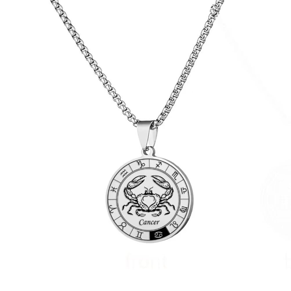 PAMTIER Zahlenkette Für Männer - Persönliche Edelstahl Halskette Mit Zahlen 0-99