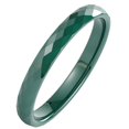 PAMTIER Unisex 3mm Ceramic Wedding Promise Band Ring Classic High ...