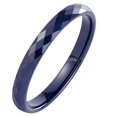 PAMTIER Unisex 3mm Ceramic Wedding Promise Band Ring Classic High ...