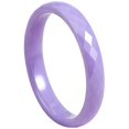 PAMTIER Unisex 3mm Ceramic Wedding Promise Band Ring Classic High ...