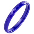 PAMTIER Unisex 3mm Classic Ceramic Wedding Promise Band Ring High ...