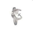 thumbnail image 1 of PAMTIER Women's Stainless Steel Creative Moon 12 Constellations Adjustable Wrap Open Ring Silver Sagittarius, 1 of 2