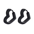 thumbnail image 1 of PAMTIER Women's Stainless Steel Simple Classic Hollow Love Cute Open Heart Shaped Charm Small Huggie Hoop Earrings Ear Stud Piercings Love Statement, 1 of 7