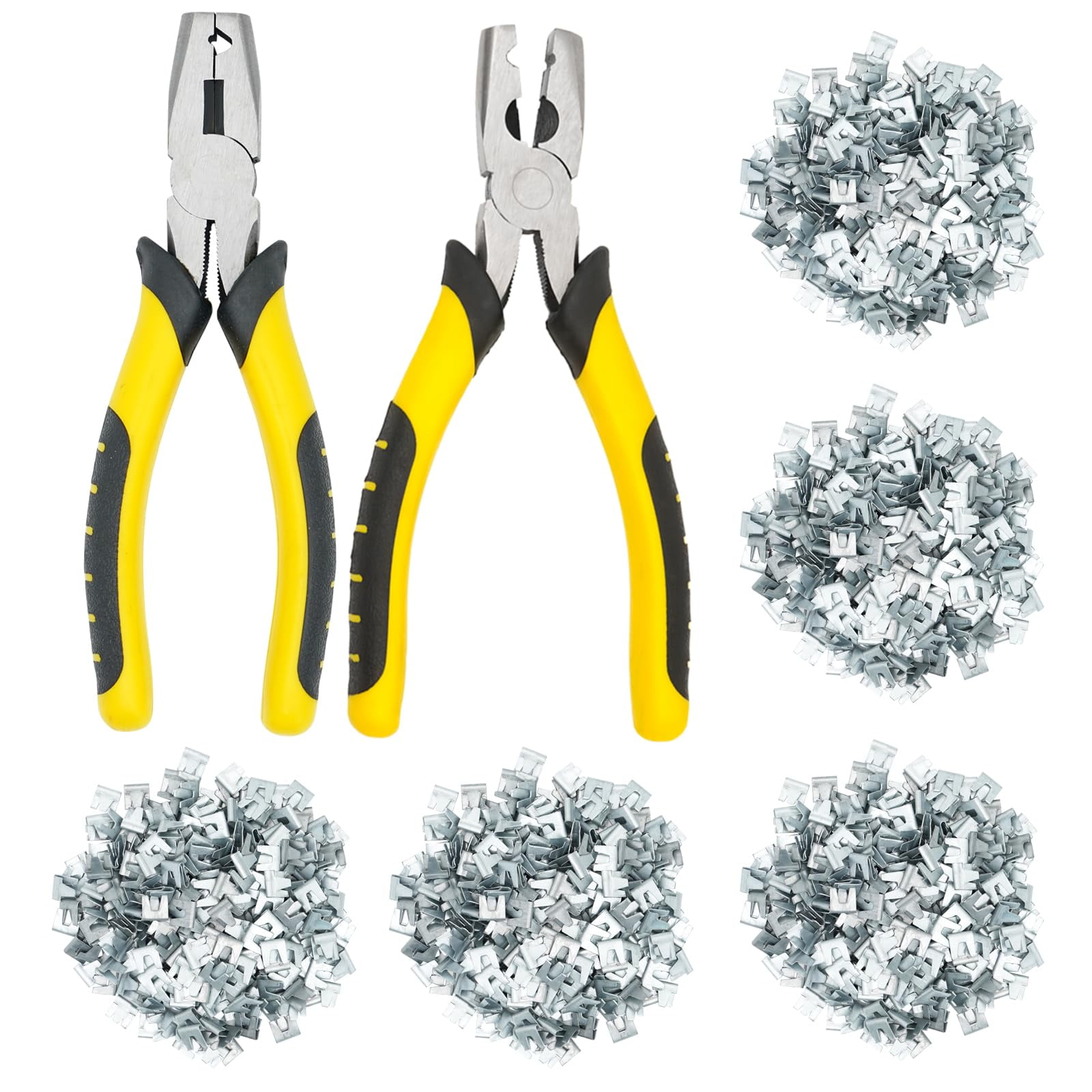 Wire Cage Buckle Pliers With 600 Wire Cage Clips Fasten Clips Buckle - View #5