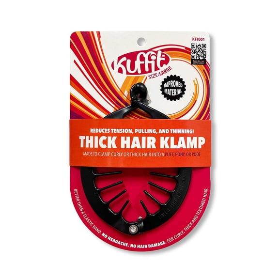 Kuffit Thick Hair Klamp - For Curly, Thick  Textured Hair