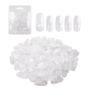 PANA 100pcs Nail Replacement Tips For Flexible Nail Training Practice Hand - Clear Tips Only