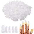 thumbnail image 1 of PANA 100pcs Nail Replacement Tips For Flexible Nail Training Practice Hand - Clear (Tips Only), 1 of 8