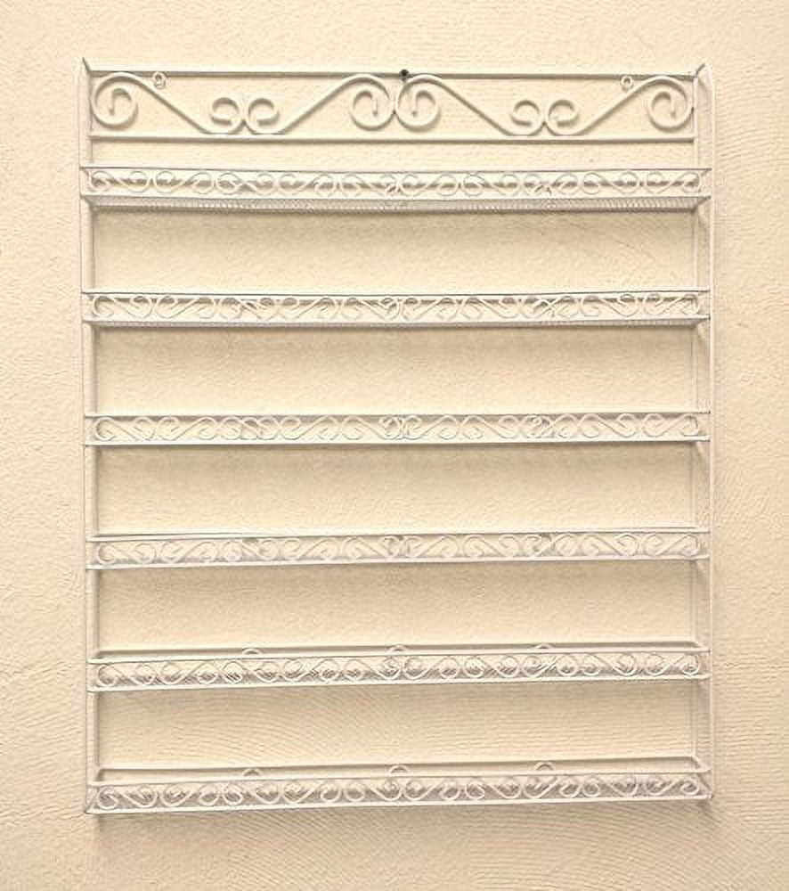 PANA Nail Polish Display Organizer Metal Wall Mounted Rack - Fit up to ...