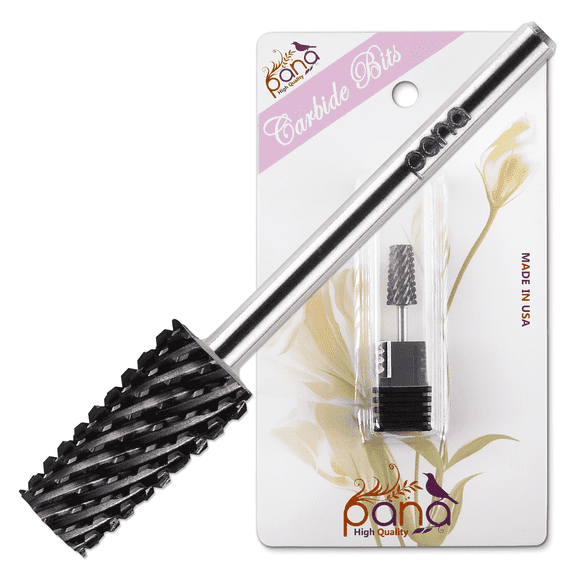 PANA USA 3/32" Tapered Barrel Carbide Nail Bit- (Coarse Grit, DLC Black)