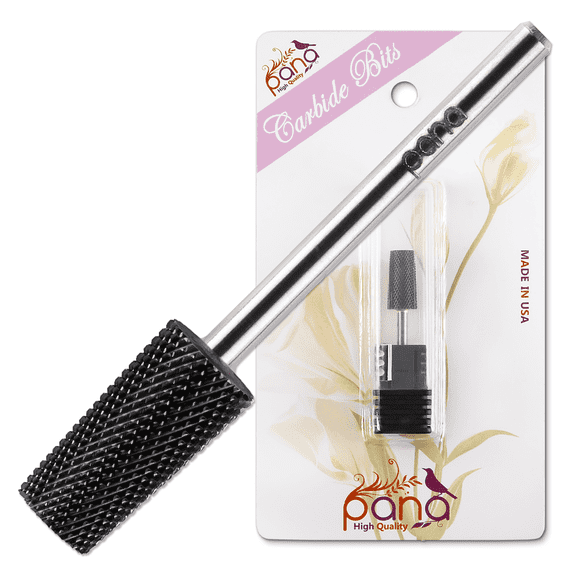 PANA USA 3/32" Tapered Barrel Carbide Nail Bit- (Extra Fine Grit, DLC Black)