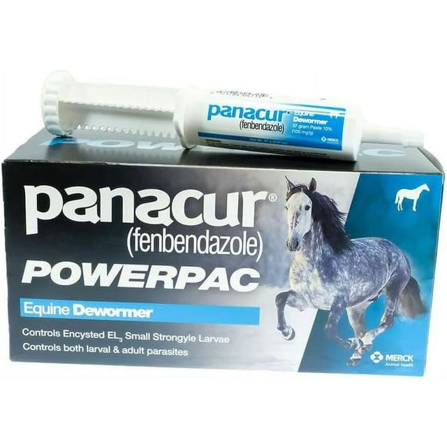 PANACUR PASTE POWERPAC EQUINE DEWORMER control of large strongyles
